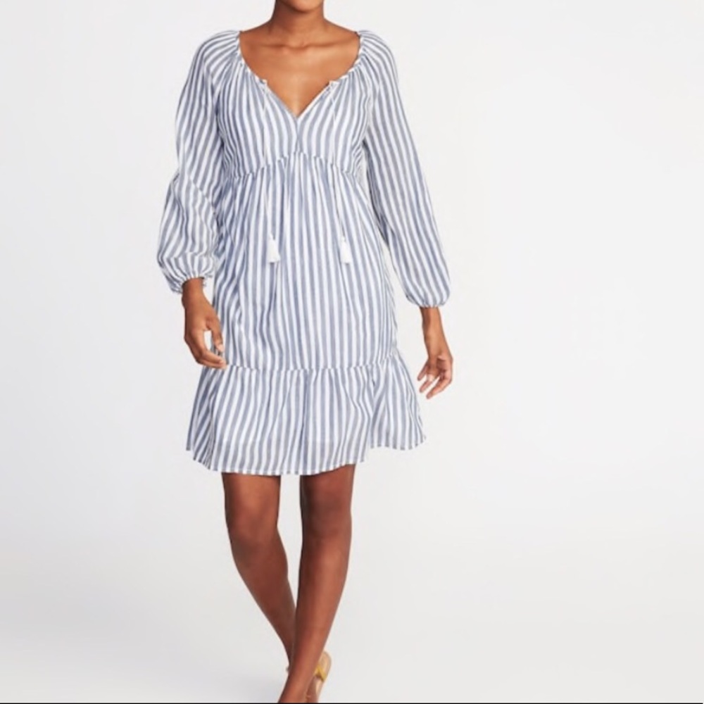 Old navy boho tassel swing dress